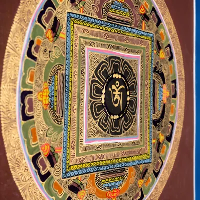 MANTRA MANDALA | Boudha Stupa Thanka