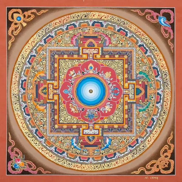ꕤタツヤꕤ The Tashi Tagye Mandala, also known as the “Eight Auspicious
