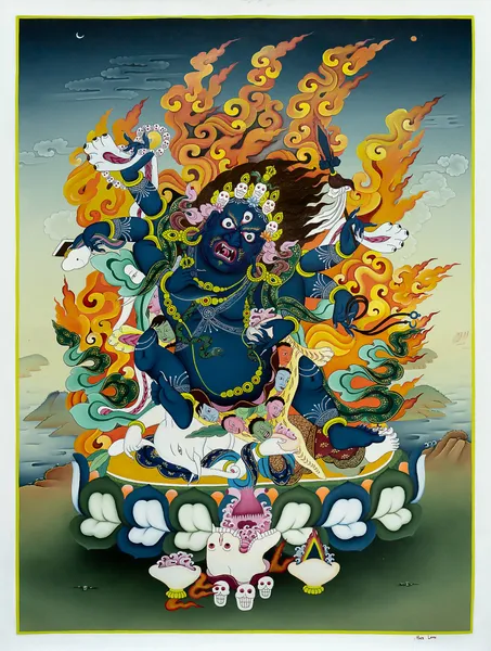 Mahakala Thangka Painting | Authentic Tibetan Paintings | Boudha 