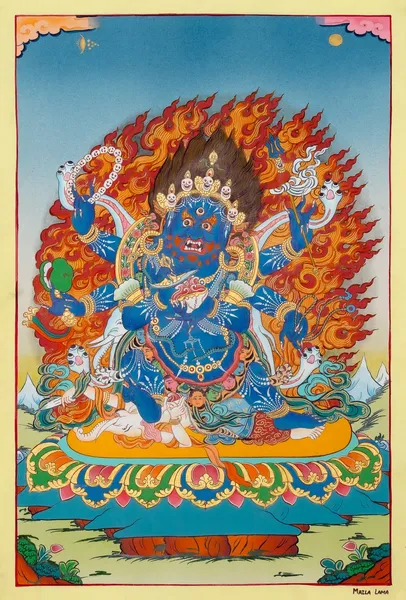 Mahakala Thangka Painting | Authentic Tibetan Paintings | Boudha 