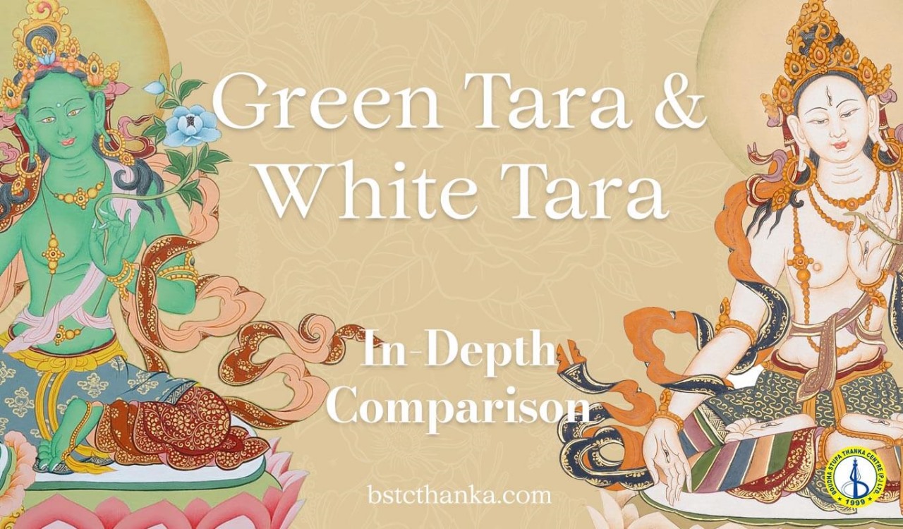 Green Tara and White Tara: An In-Depth Comparison