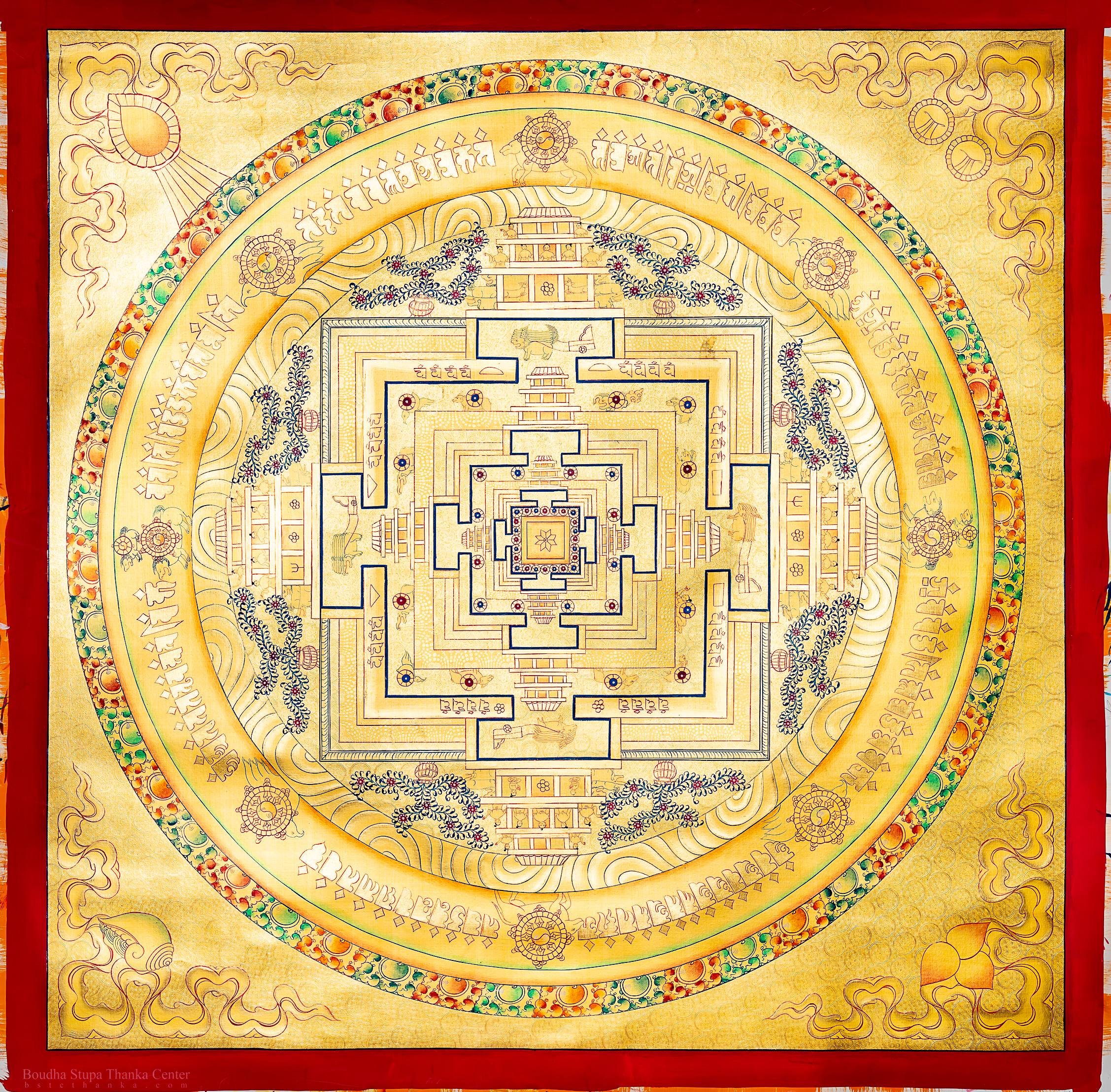 Kalachakra Mandala Thangka Painting Design